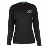 KLIM - MAGLIA MANICHE LUNGHE INTIMA TECNICA DONNA ESTIVA SOLSTICE -1 NERO