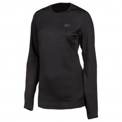 KLIM - MAGLIA MANICHE LUNGHE INTIMO TECNICO INVERNALE DONNA SOLSTICE 2.0 - NERO