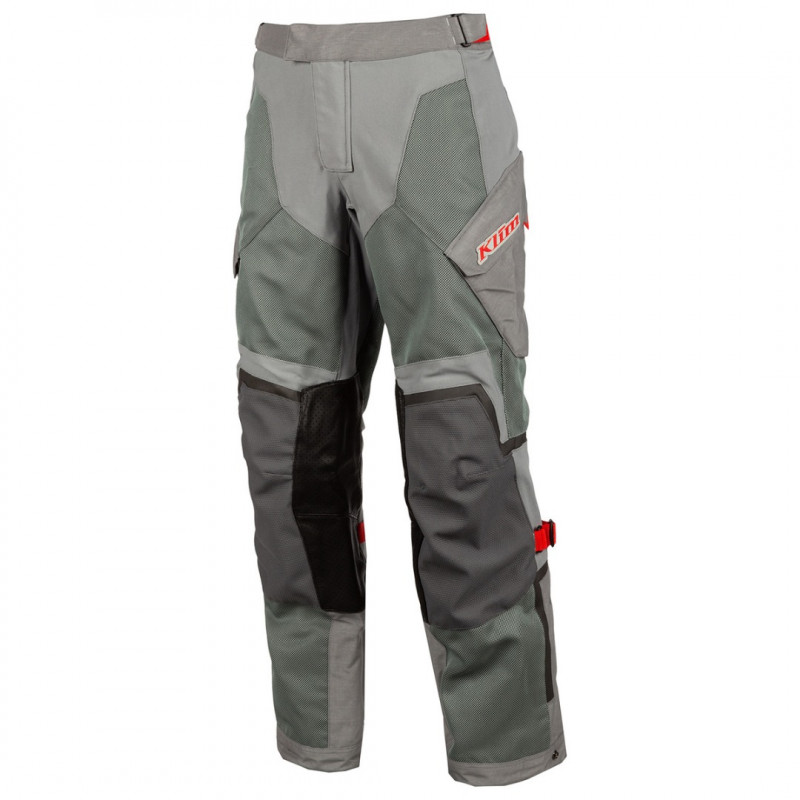 KLIM - PANTALONI MOTO ADVENTURE BAJA S4 GRIGIO/ROSSO