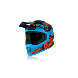 ACERBIS - CASCO MOTOCROSS IMPACT STEEL BAMBINO BLU/ROSSO