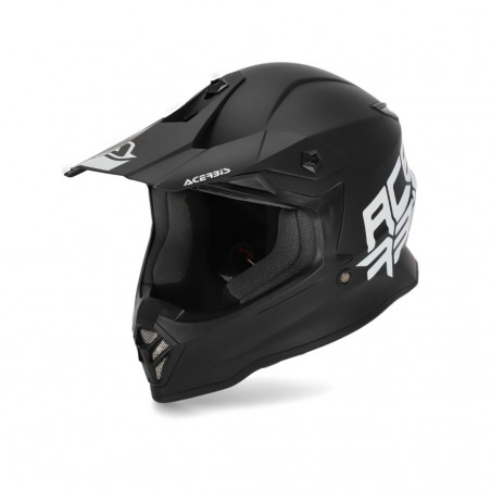 ACERBIS - CASCO MOTOCROSS IMPACT STEEL BAMBINO NERO
