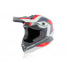 ACERBIS - CASCO MOTOCROSS IMPACT STEEL BAMBINO ROSSO/GRIGIO
