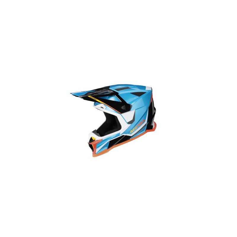 ACERBIS - CASCO MOTOCROSS T711 - AZZURRO/BIANCO