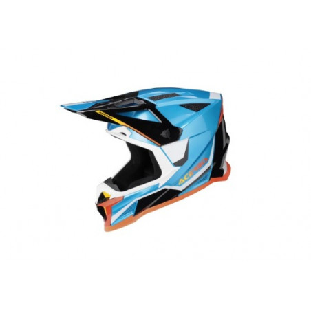 ACERBIS - CASCO MOTOCROSS T711 - AZZURRO/BIANCO