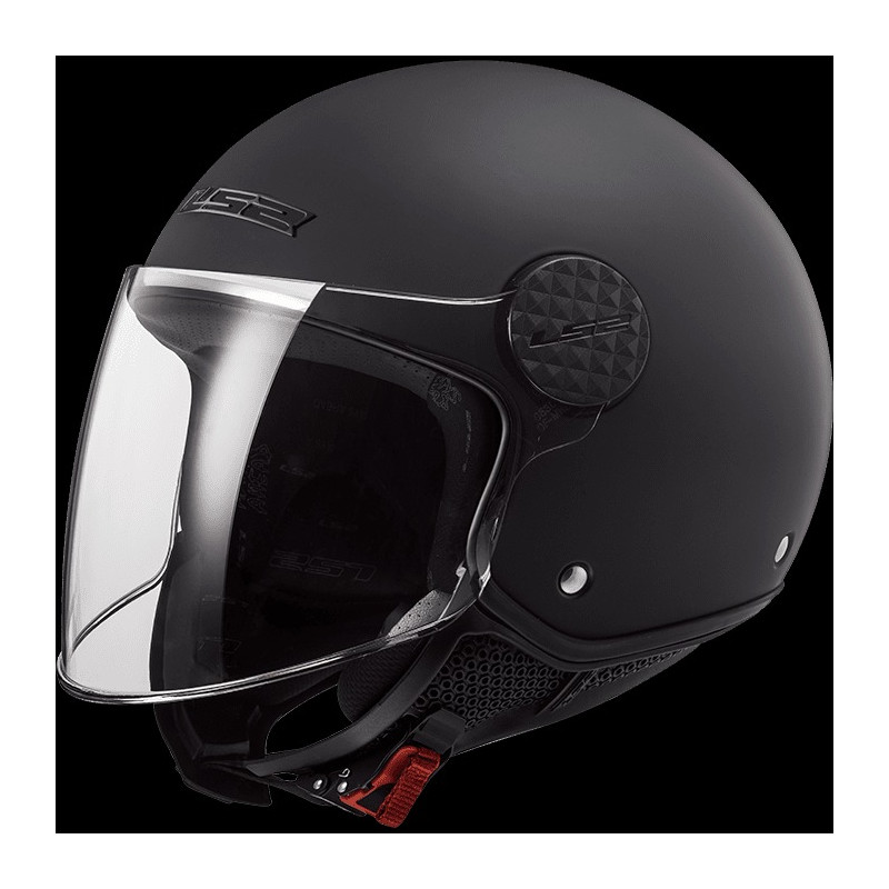 LS2 - CASCO MOTO JET OF558 SPHERE LUX NERO OPACO