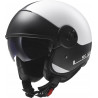 LS2 - CASCO MOTO JET OF597 CABRIO VIA NERO/BIANCO