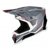ACERBIS - CASCO MOTOCROSS T711 - GRIGIO/NERO/ROSSO