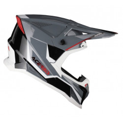 ACERBIS - CASCO MOTOCROSS T711 - GRIGIO/NERO/ROSSO