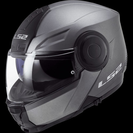 LS2 - CASCO MOTO MODULARE FF902 SCOPE TITANIO OPACO