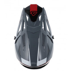 ACERBIS - CASCO MOTOCROSS T711 - GRIGIO/NERO/ROSSO