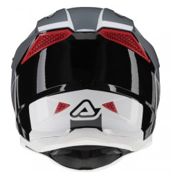 ACERBIS - CASCO MOTOCROSS T711 - GRIGIO/NERO/ROSSO