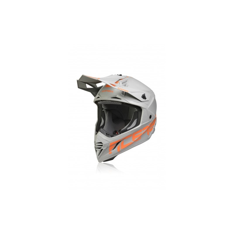 ACERBIS - CASCO MOTOCROSS X-TRACK VTR GRIGIO NARDO/ARANCIONE