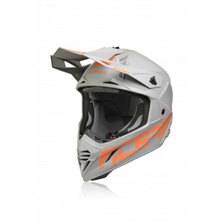 ACERBIS - CASCO MOTOCROSS X-TRACK VTR GRIGIO NARDO/ARANCIONE