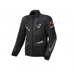 MACNA - GIACCA MOTO TOURING SYNCHRONE - NERO/ROSSO