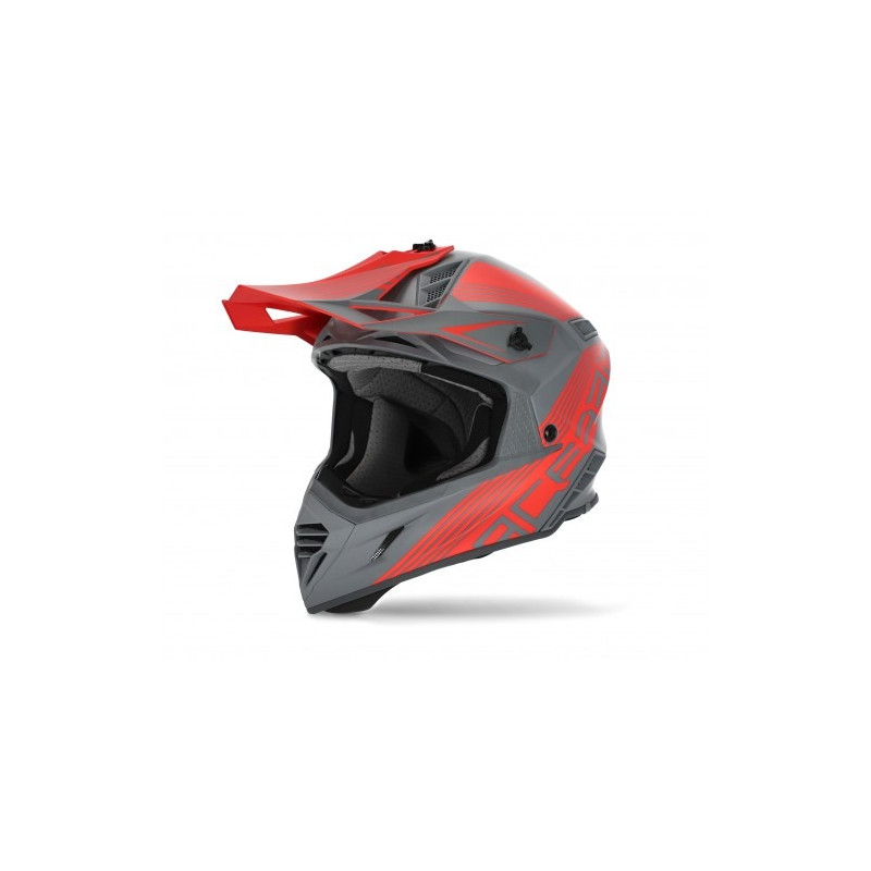 ACERBIS - CASCO MOTOCROSS X-TRACK VTR GRIGIO NARDO/ROSSO