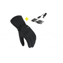 MACNA - GUANTI MOTO INVERNALI RISCALDATI DONNA UNITE 2.0 CON KIT BATTERIA - NERO