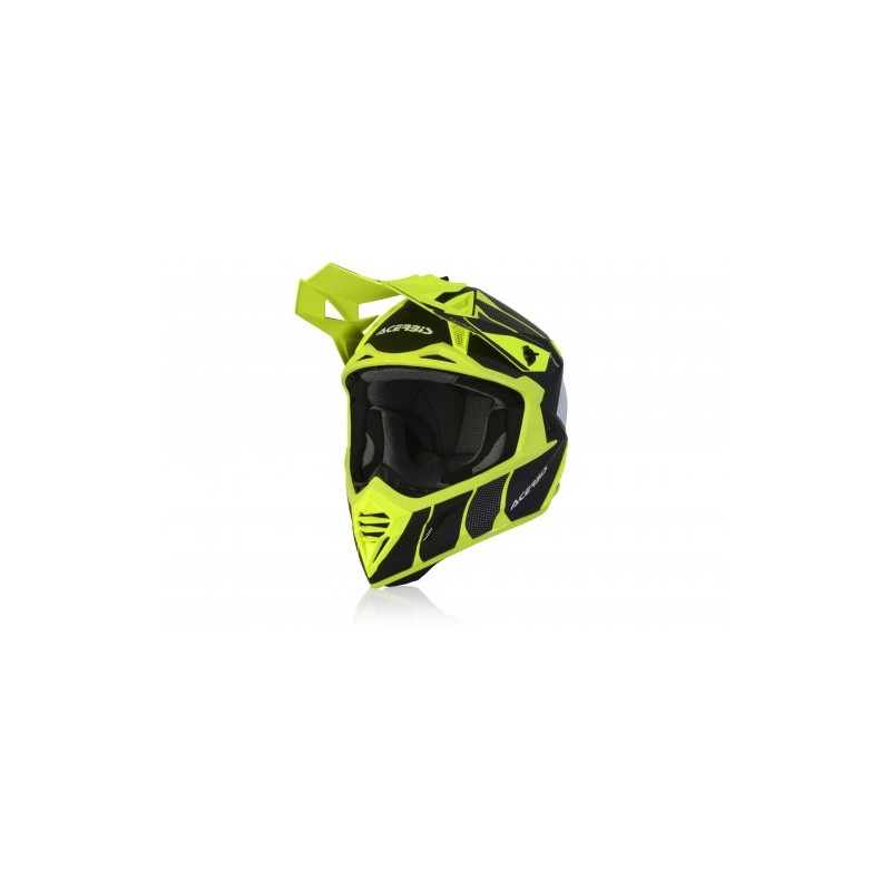 ACERBIS - CASCO MOTOCROSS X-TRACK VTR NERO/GIALLO FLUO/BIANCO