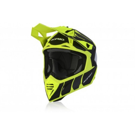 ACERBIS - CASCO MOTOCROSS X-TRACK VTR NERO/GIALLO FLUO/BIANCO