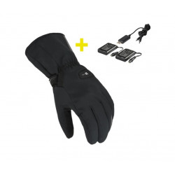 MACNA - GUANTI MOTO INVERNALI RISCALDATI UNITE 2.0 CON KIT BATTERIA - NERO