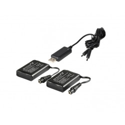 MACNA - KIT BATTERIA+CARICATORE USB 7,4V 2,2A GUANTI/CALZE