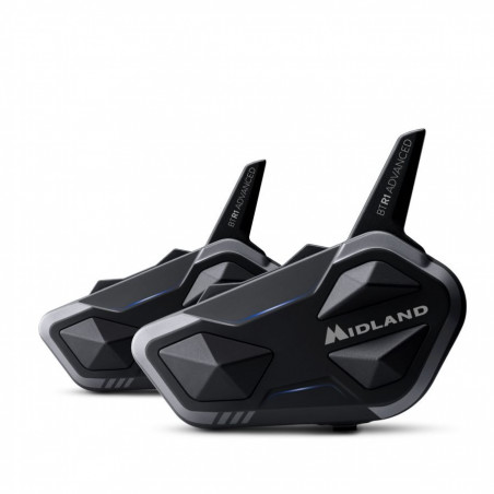 MIDLAND - INTERFONO CASCHI MOTO BTR1 ADVANCED DOPPIO