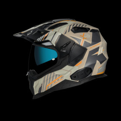NEXX - CASCO MOTO ADVENTURE X.WED2 WILD COUNTRY GRIGIO/BEIGE/ARANCIONE