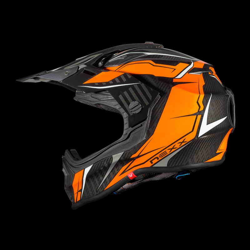NEXX - CASCO MOTO ADVENTURE X.WRL ATIKA CARBONIO/ARANCIONE NEXX - CASCO MOTO ADVENTURE X.WRL ATIKA CARBONIO/ARANCIONE