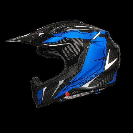 NEXX - CASCO MOTO ADVENTURE X.WRL ATIKA CARBONIO/BLU/BIANCO