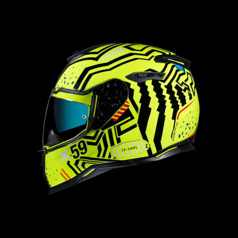 NEXX - CASCO MOTO INTEGRALE SX.100 ENIGMA NERO/GIALLO FLUO NEXX - CASCO MOTO INTEGRALE SX.100 ENIGMA NERO/GIALLO FLUO
