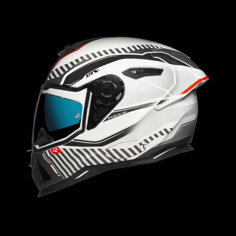 NEXX - CASCO MOTO INTEGRALE SX.100R SKIDDER BIANCO/ROSSO NEXX - CASCO MOTO INTEGRALE SX.100R SKIDDER BIANCO/ROSSO