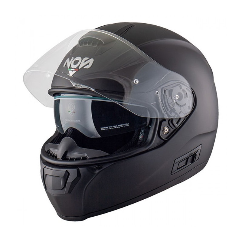 NOS - CASCO MOTO INTEGRALE NS-6 NERO OPACO NOS - CASCO MOTO INTEGRALE NS-6 NERO OPACO