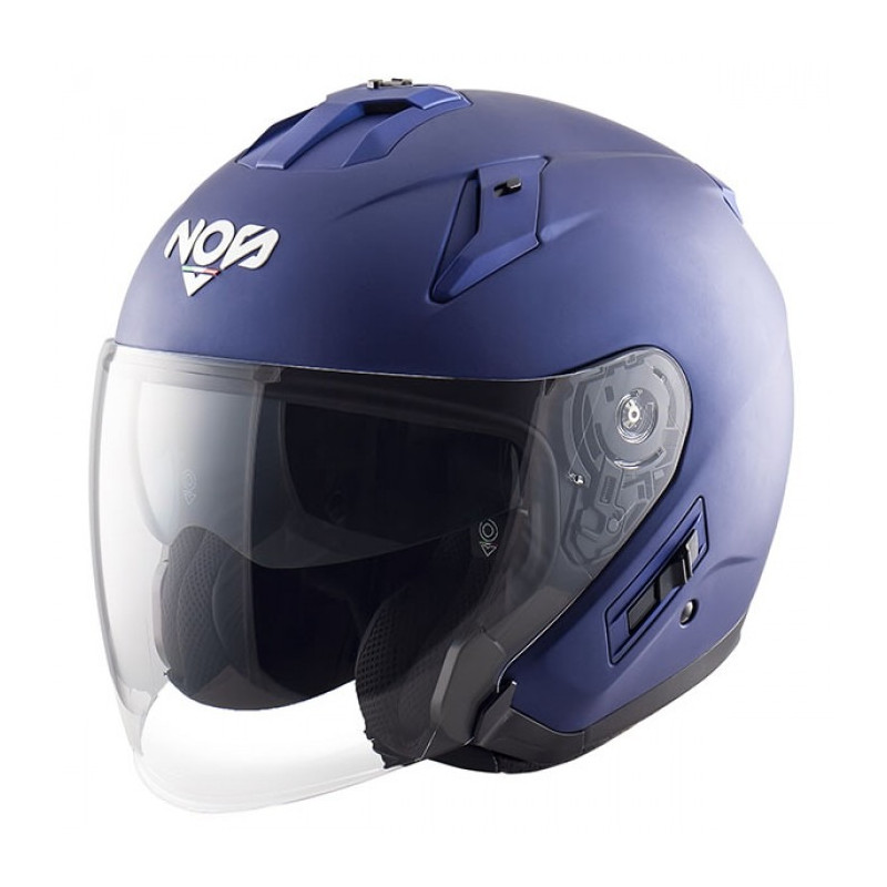 NOS - CASCO MOTO JET NS-2 BLU OPACO NOS - CASCO MOTO JET NS-2 BLU OPACO