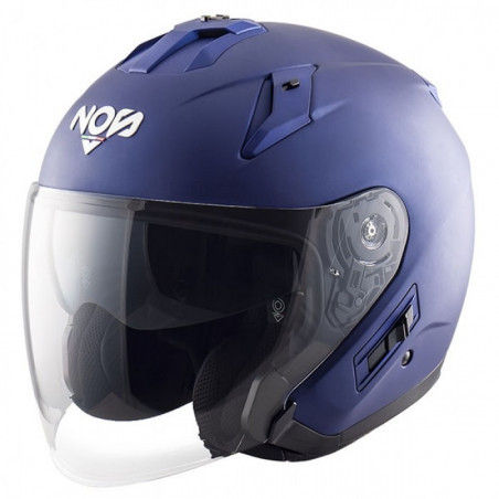 NOS - CASCO MOTO JET NS-2 BLU OPACO