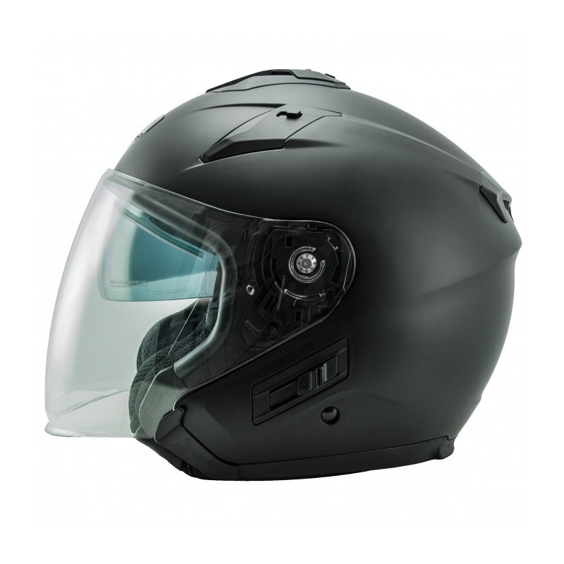 NOS - CASCO MOTO JET NS-2 NERO OPACO NOS - CASCO MOTO JET NS-2 NERO OPACO