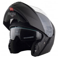 NOS - CASCO MOTO MODULARE NS-14 - NERO OPACO