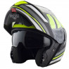 NOS - CASCO MOTO MODULARE NS-14 NITRO - NERO/GIALLO/BIANCO