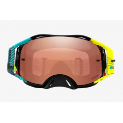 OAKLEY - MASCHERINA MOTOCROSS AIRBRAKE MX JEFFREY HERLINGS LENTE PRIZM BLACK IRIUDIUM - AZZURRO/GIALLO