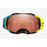 OAKLEY - MASCHERINA MOTOCROSS AIRBRAKE MX JEFFREY HERLINGS LENTE PRIZM BLACK IRIUDIUM - AZZURRO/GIALLO