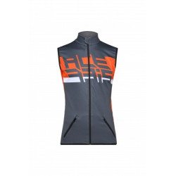 ACERBIS - GILET ANTIVENTO ENDURO SOFTSHELL X-WIND GRIGIO/ARANCIONE