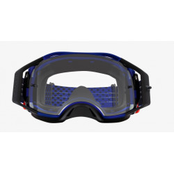 OAKLEY - MASCHERINA MOTOCROSS AIRBRAKE MX MOTO - LENTE TRASPARENTE - BLU/NERO