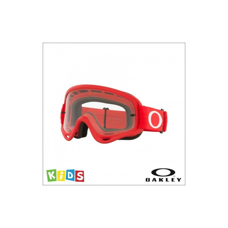 OAKLEY - MASCHERINA MOTOCROSS BAMBINO XS O FRAME - ROSSO