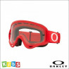 OAKLEY - MASCHERINA MOTOCROSS BAMBINO XS O FRAME - ROSSO