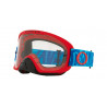 OAKLEY - MASCHERINA O FRAME 2.0 PRO MX ANGLE RED- CLEAR - ROSSO