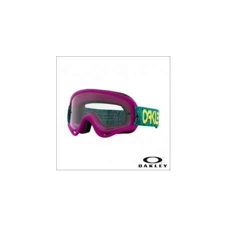 OAKLEY - MASCHERINA O FRAME MX MOTO BENGAL - LENTE TRASPARENTE - VIOLA