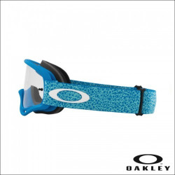 OAKLEY - MASCHERINA O FRAME MX MOTO CRACKLE - LENTE TRASPARENTE - BLU/AZZURRO