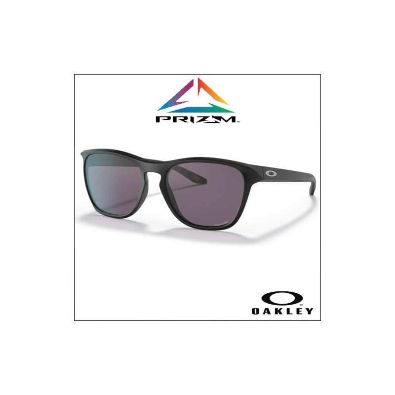 OAKLEY - OCCHIALI DA SOLE MANORBURN MATTE BLACK - LENTE PRIZM GREY