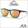 OAKLEY - OCCHIALI DA SOLE MANORBURN POLISHED BLACK - LENTE PRIZM ROSE GOLD
