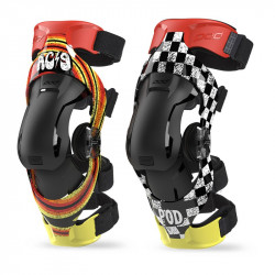 POD - COPPIA TUTORI OFF-ROAD K4 V2 AC92 LIMITED EDITION - ROSSO/GIALLO FLUO/NERO