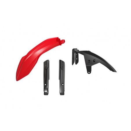 RACETECH - KIT PARAFANGO ALTO E PARASTELI PER YAMAHA T7 - ROSSO