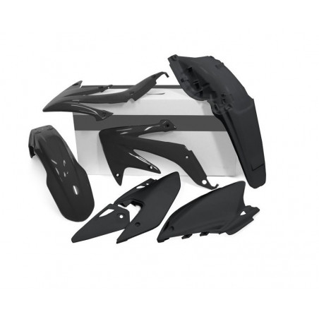 RACETECH - KIT PLASTICHE REPLICA 4PZ HONDA CRFX 450 08-16 - NERO
